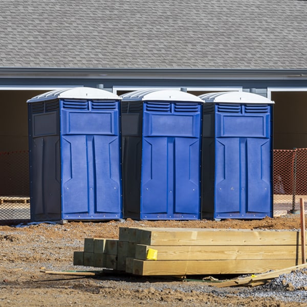 how can i report damages or issues with the porta potties during my rental period in Karnak IL